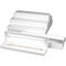 Faux White Leather Bracelet Watch Jewelry Gift Box Showcase Display Kit